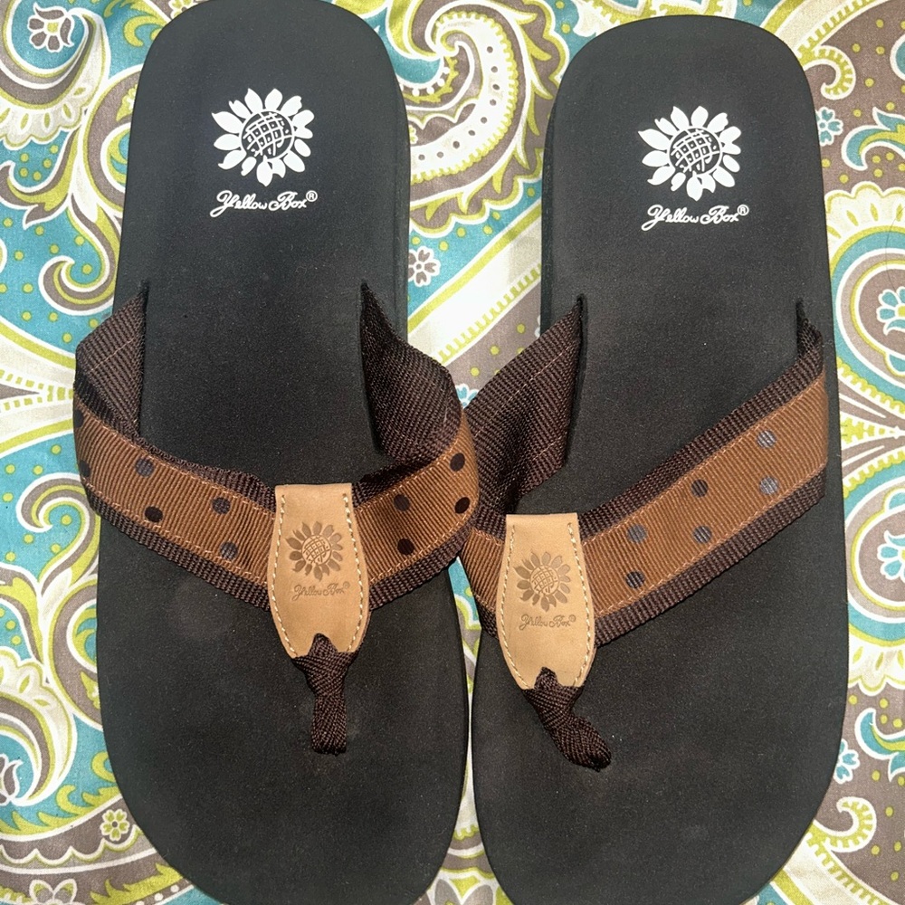 Yellow Box Sandals